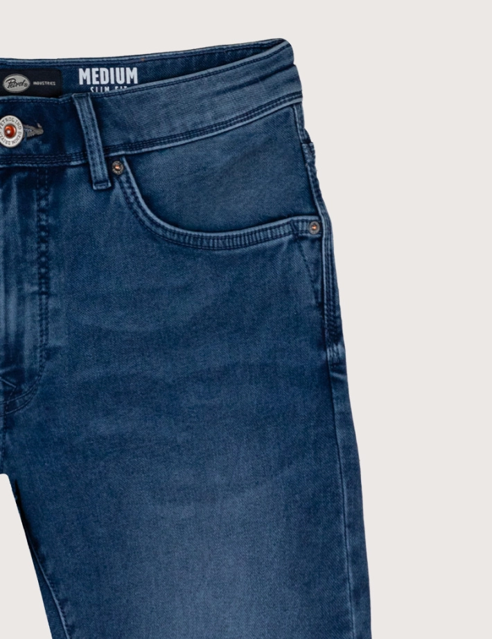 PETROL IND Short Jogg Jean Effet Usé