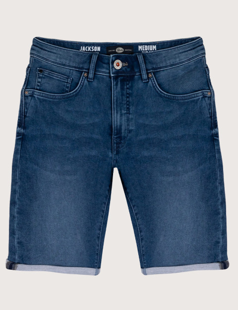 PETROL IND Short Jogg Jean Effet Usé - 2