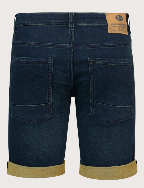 PETROL IND Short Jogg Homme  Jean Bleu Nuit Vintage - 2