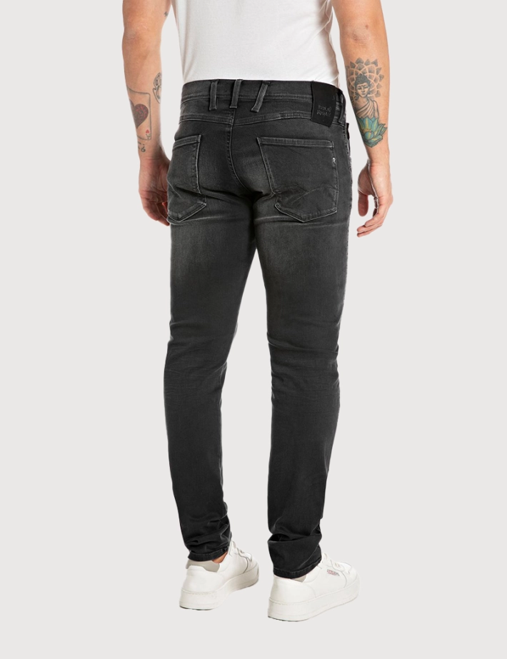 REPLAY Jean Homme Slim Noir Anbass 098 - 2