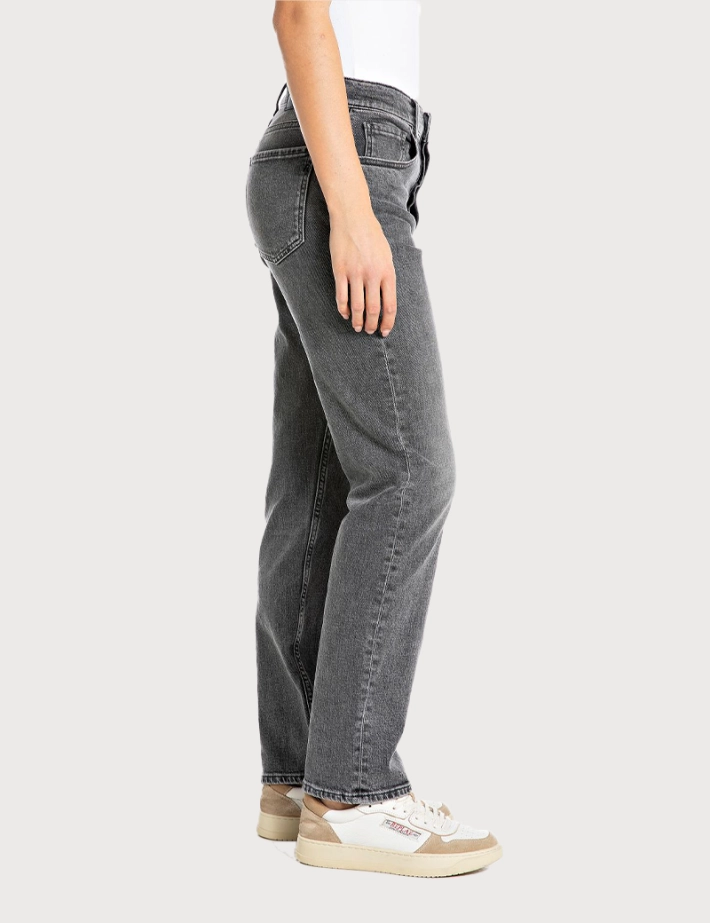 REPLAY Jean Femme Taille Haute Maijke Gris - 3