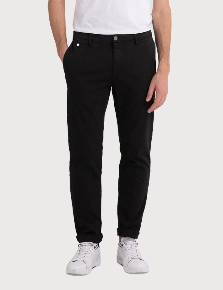 REPLAY Chino Homme Regular Benni Noir