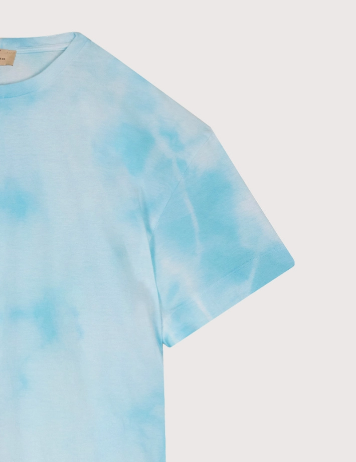 Atelier Bohème T-shirt Tie&Dye Bleu Ciel Atena - 2
