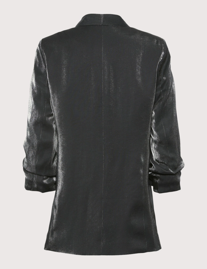PIECES Blazer Bosella 3/4 Noir Brillant - 2