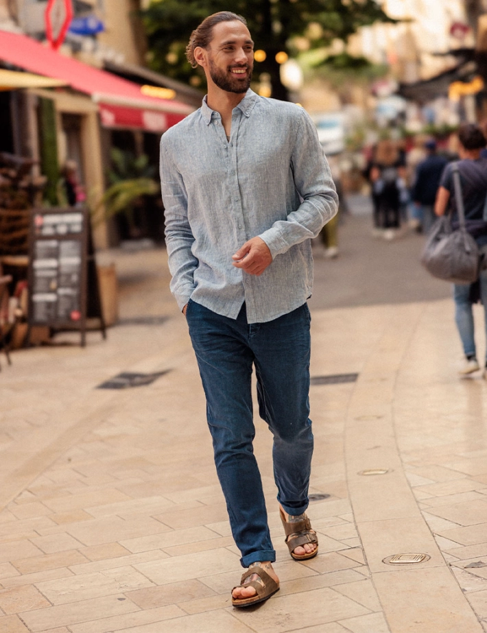 MOS MOSH Jean Homme Hunt Indigo Brut - 2