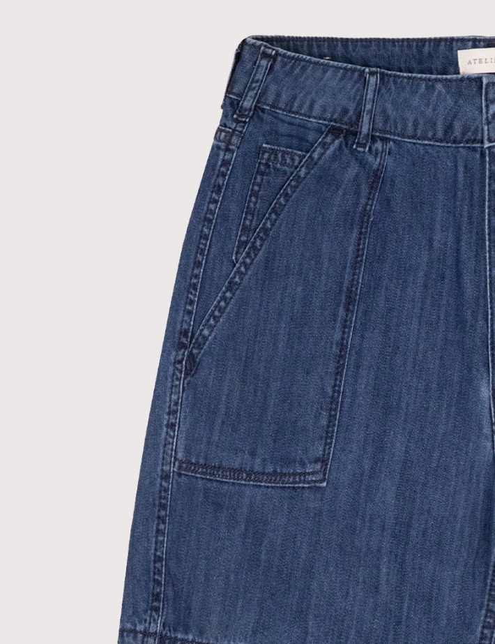 Atelier Bohème Short en Jean Andrea Wash - 2