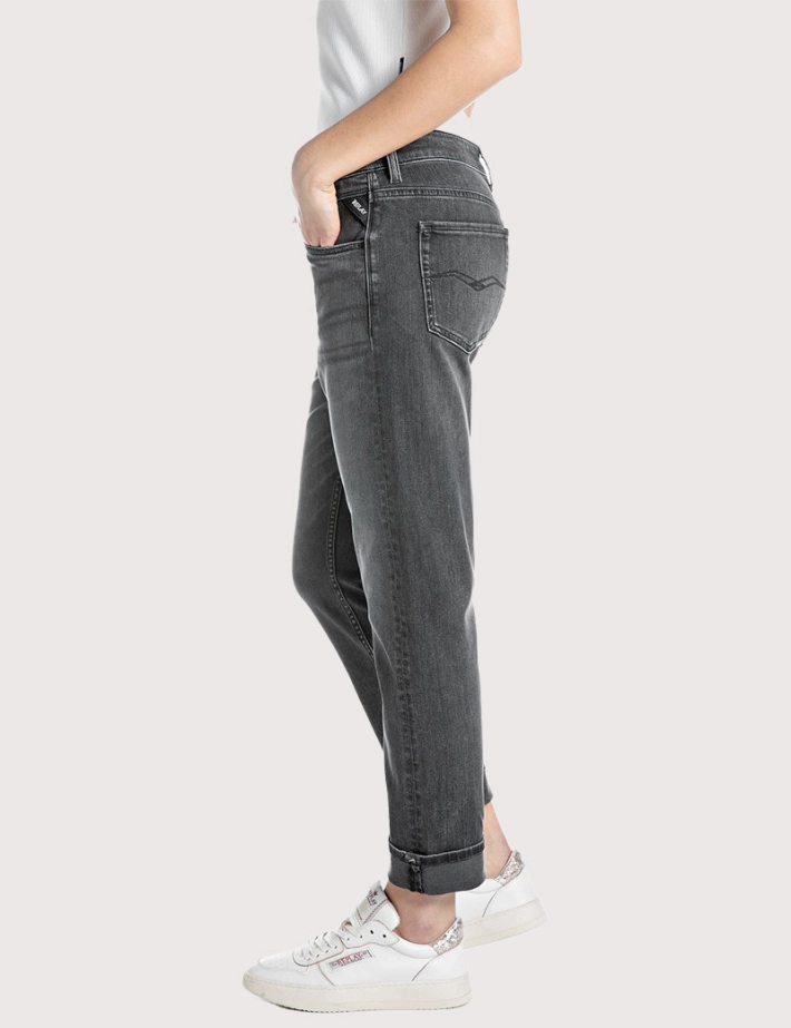 REPLAY Jean Femme Slim Boyfit Marty Anthracite 097 - 2