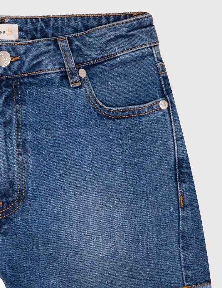 Atelier Bohème Short en Jean Thomas Wash - 2