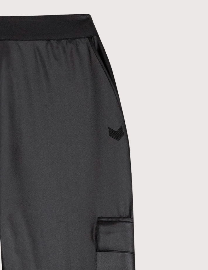 HBT SHINY | BLAKE Pantalon Cargo Straight Noir - 2