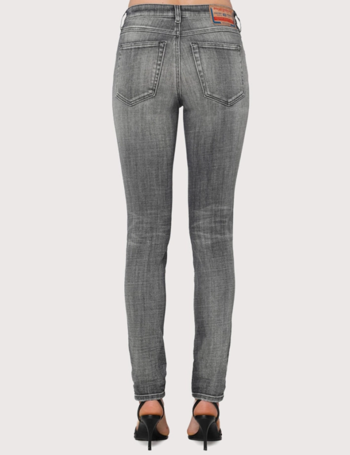 DIESEL Jean Femme Skinny Babhila 9E71 Gris - 2
