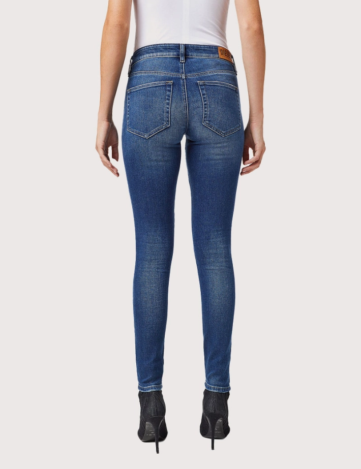 DIESEL Jean Femme Slandy 9PU Bleu moyen - 2