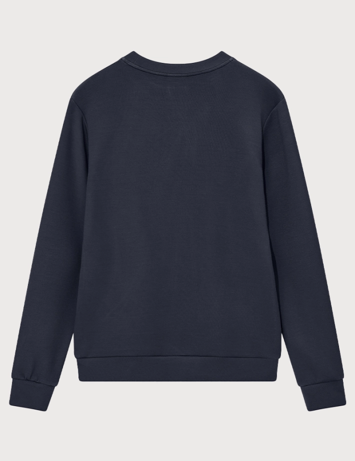 MOS MOSH Sweat Homme Abel Bleu Indigo - 5