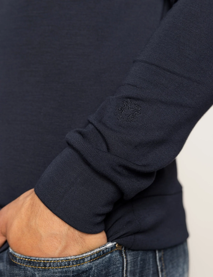 MOS MOSH Sweat Homme Abel Bleu Indigo - 3