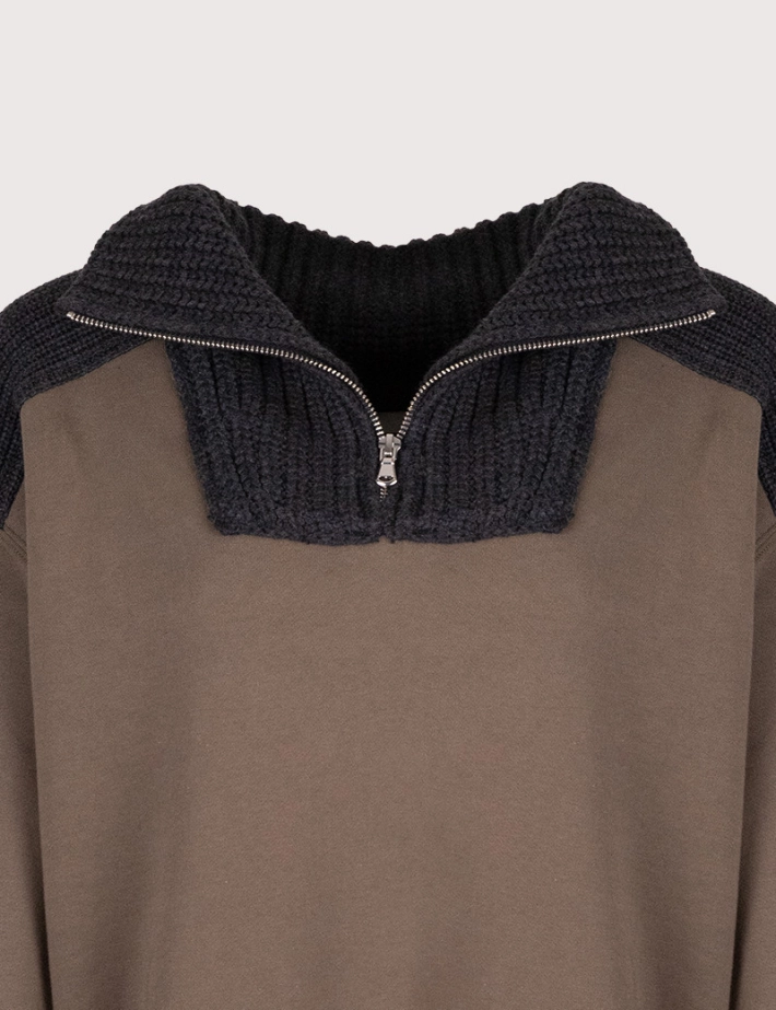 Heyanno Sweat-shirt Tricot Care Marron - 3