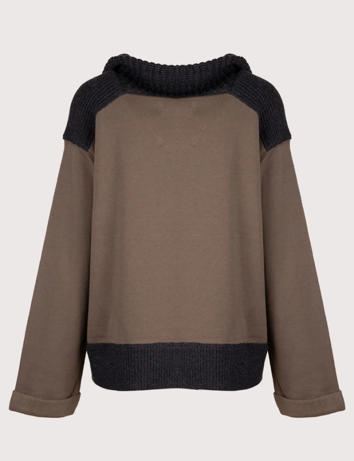 Heyanno Sweat-shirt Tricot Care Marron - 2