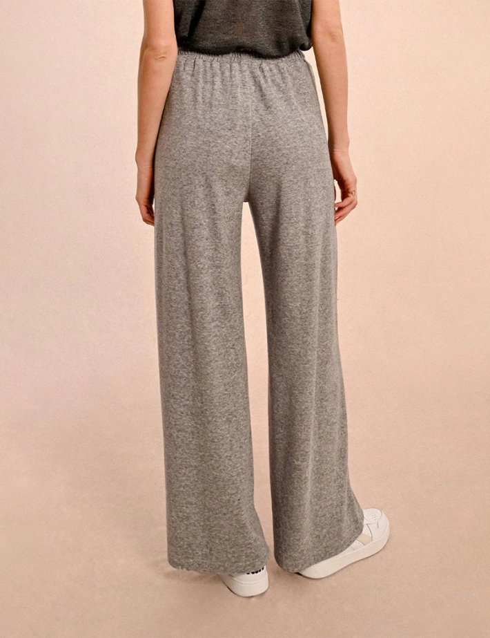 MOLLYBRACKEN Pantalon Fluide Gris - 2