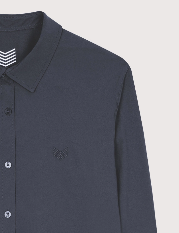 HBT BASICS | LORD Chemise Anthracite - 2