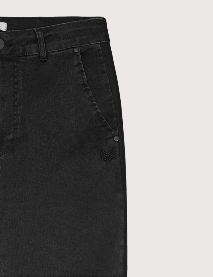 HBT FIVE | CHRIS Pantalon Bande Côté Noir - 3