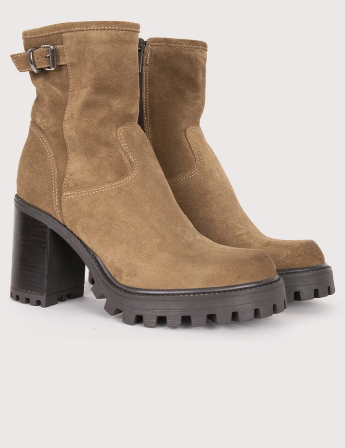 Paoyama Bottines Camoscio Sésame - 3