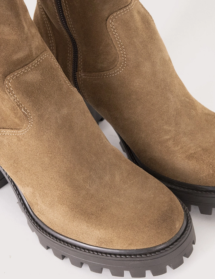 Paoyama Bottines Camoscio Sésame - 2