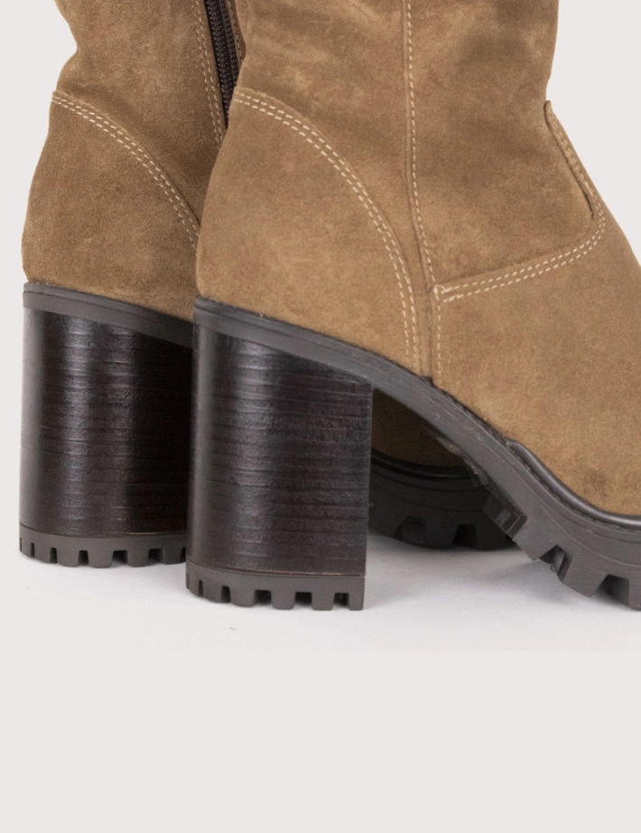 Paoyama Bottines Camoscio Sésame - 4