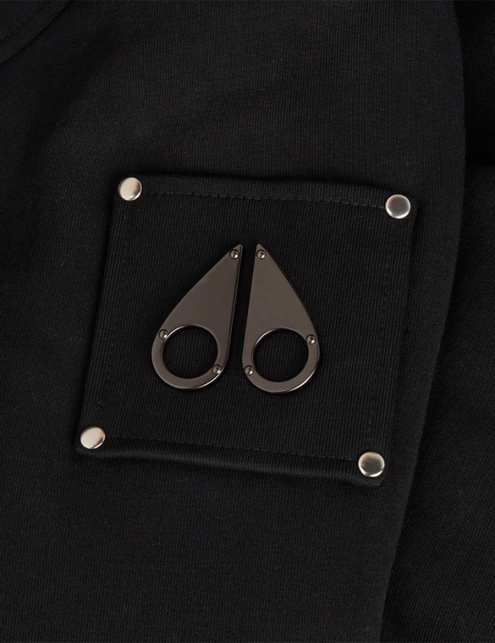 Bunny Classique Homme Noir MOOSE KNUCKLES logo