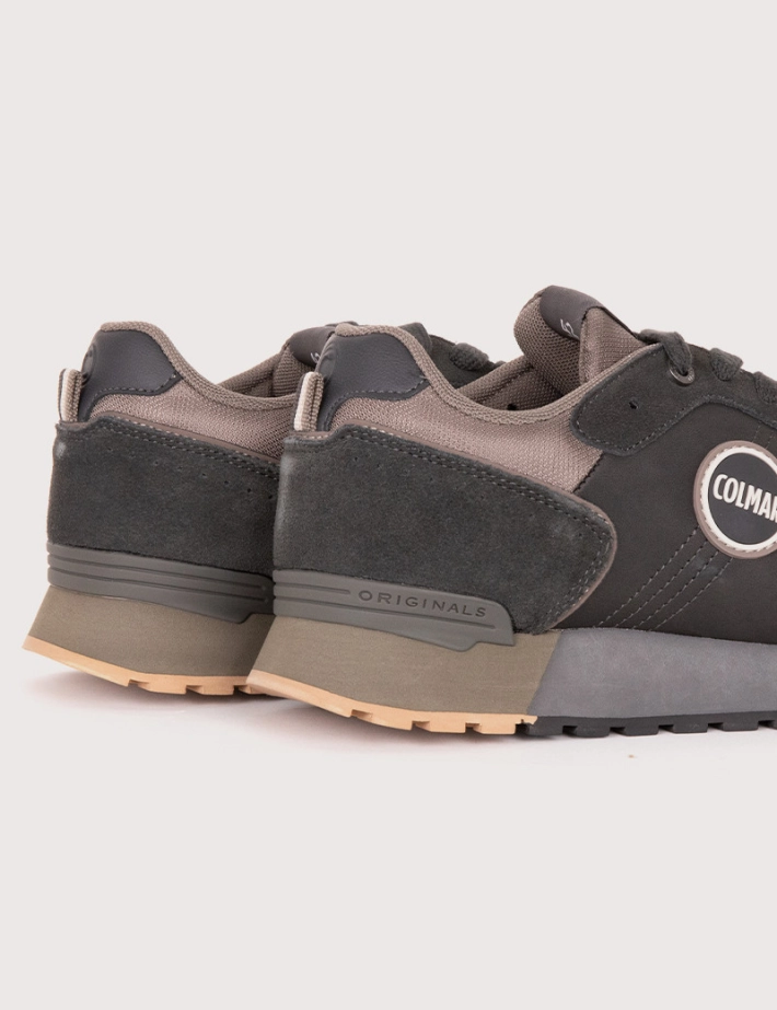 COLMAR Baskets Homme Travis Boost Gris Kaki - 3