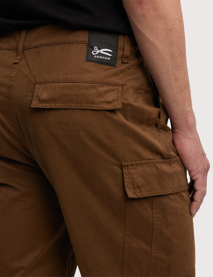 Denham Pantalon Cargo Homme Greg Marron