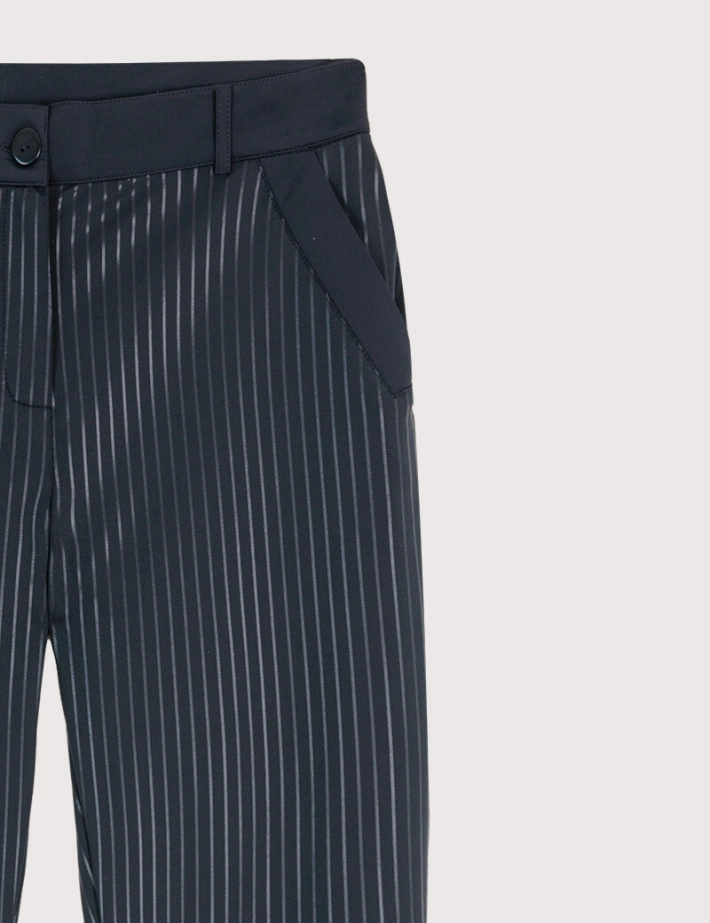 Stripes | CHRISTINA Pantalon City Noir HBT