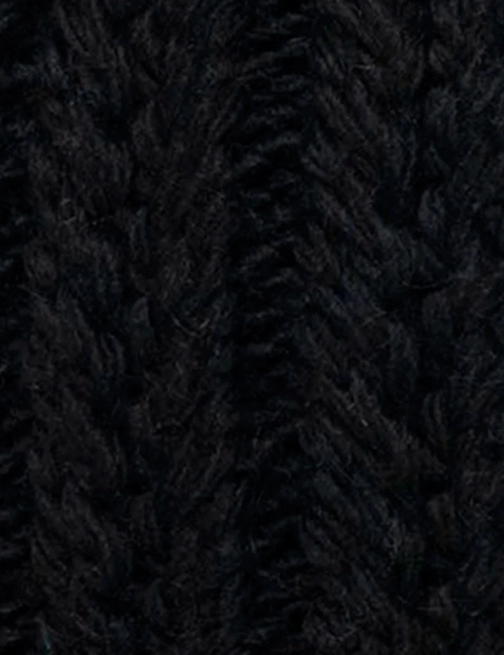 Bonnet Beanie Moscow Mule 3 Pompons Noir CABAIA