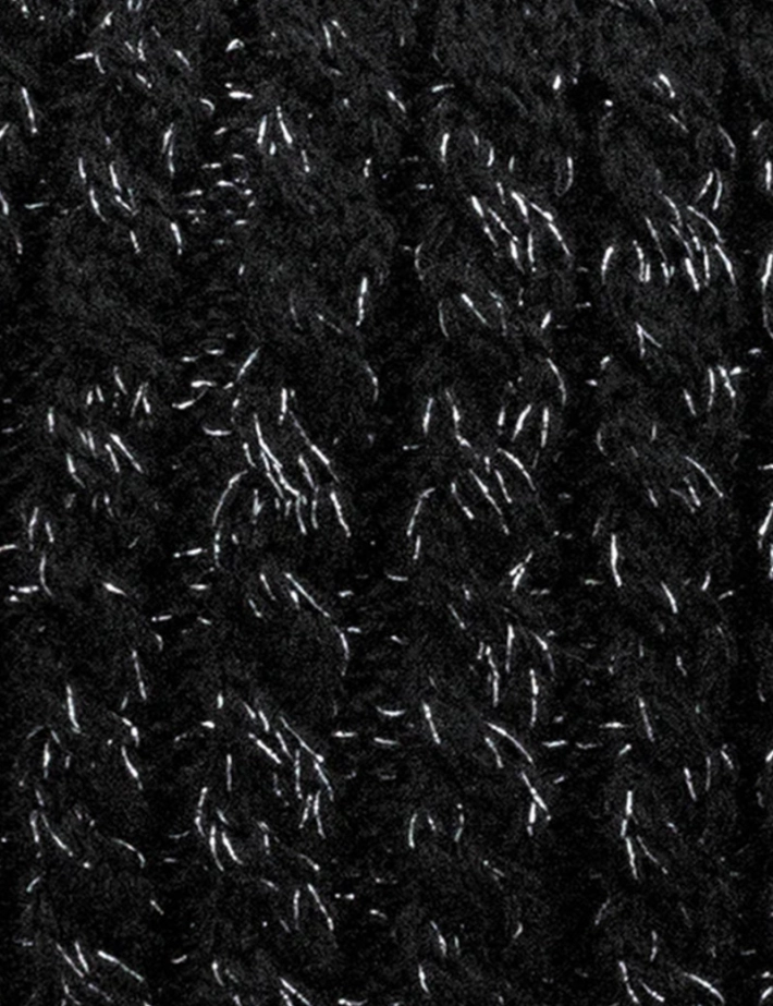 Bonnet Beanie Royal Mojito 3 Pompons Noir CABAIA