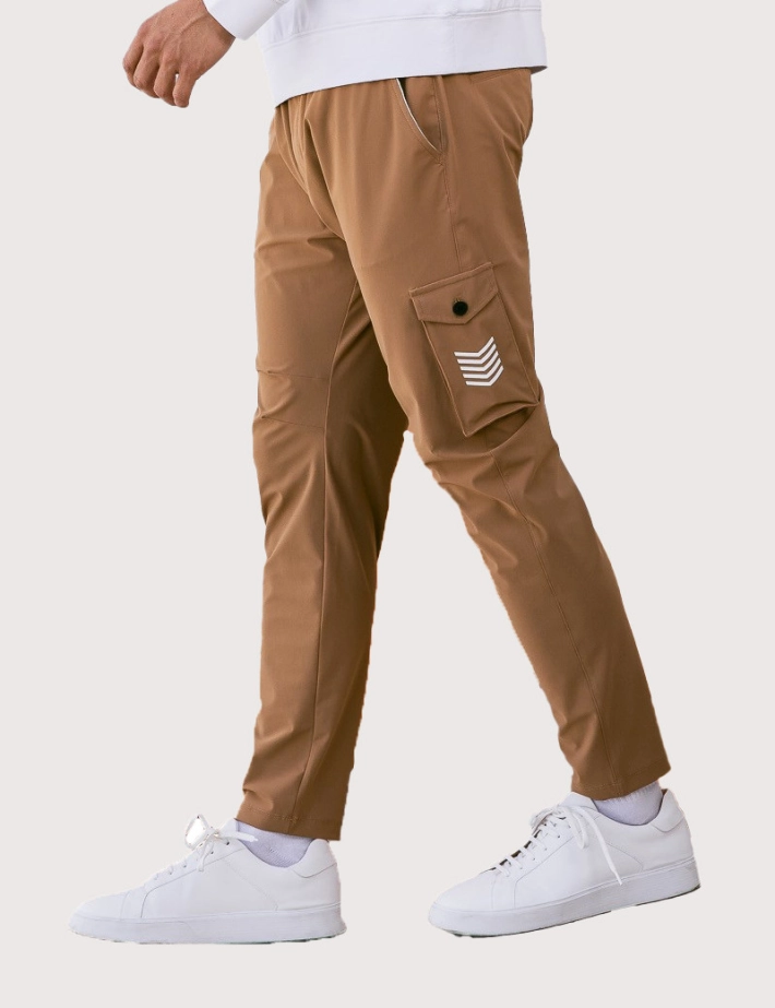 HBT Pantalon Homme Chris Cargo Marron - 2
