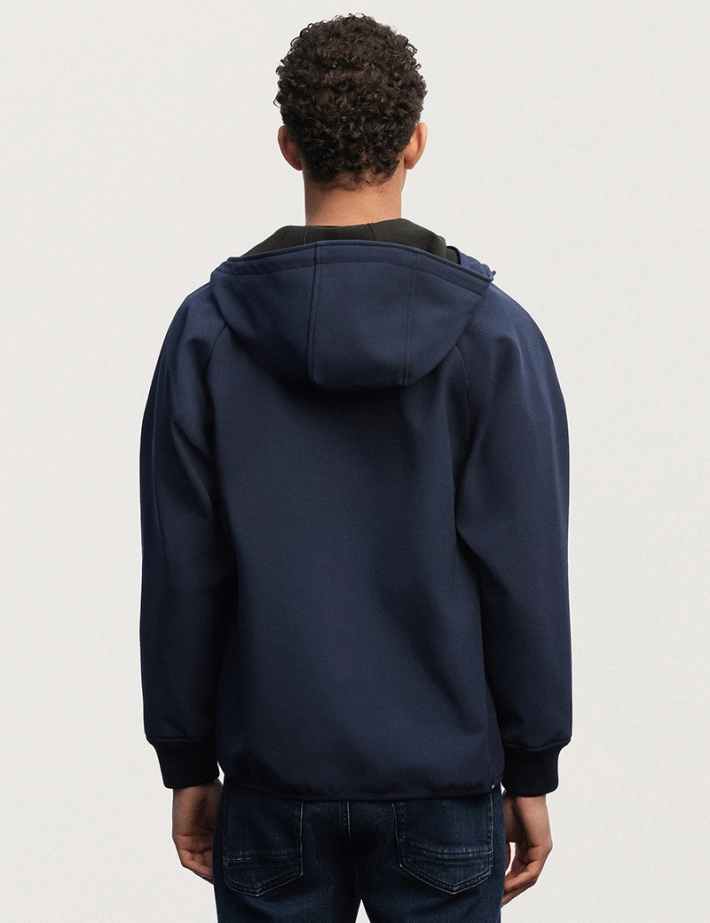 Denham Veste Homme Capuche Aron Softshell Marine - 3