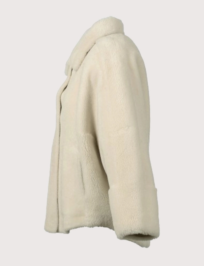 OAKWOOD Veste Réversible Femme Helen Laine Beige Clair - 3