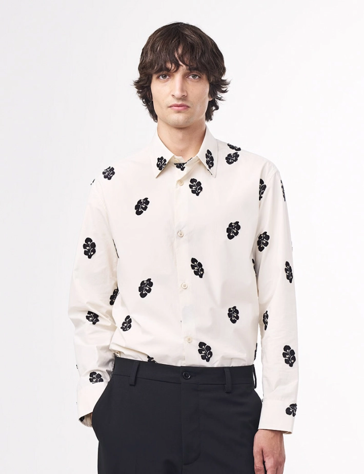 NN07 Chemise Homme Manches Longues Jacquard Freddy