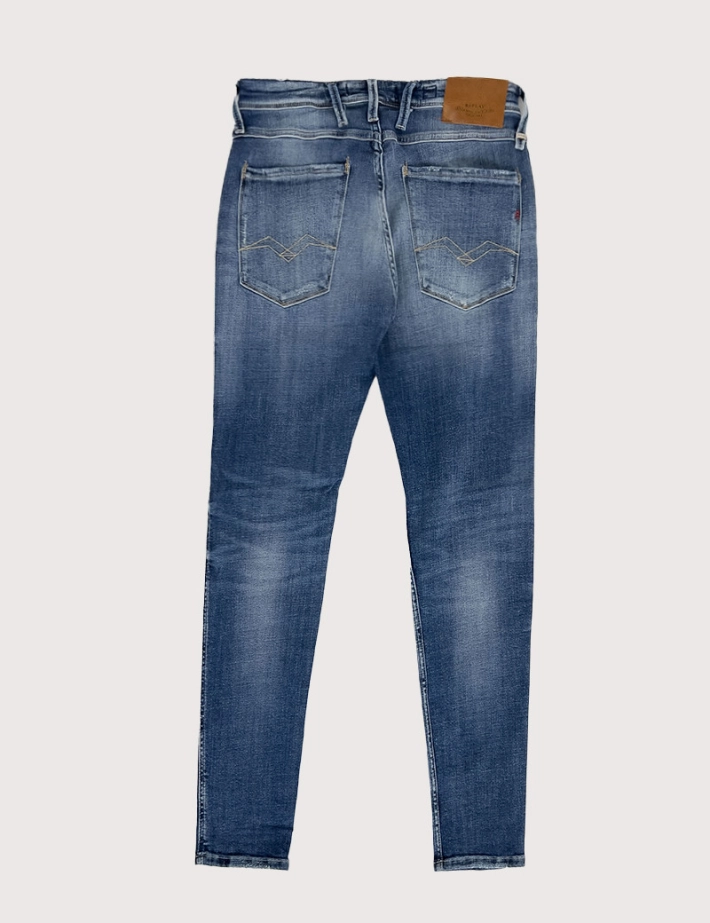 Replay - Jean Homme Anbass Stretch Medium Blue