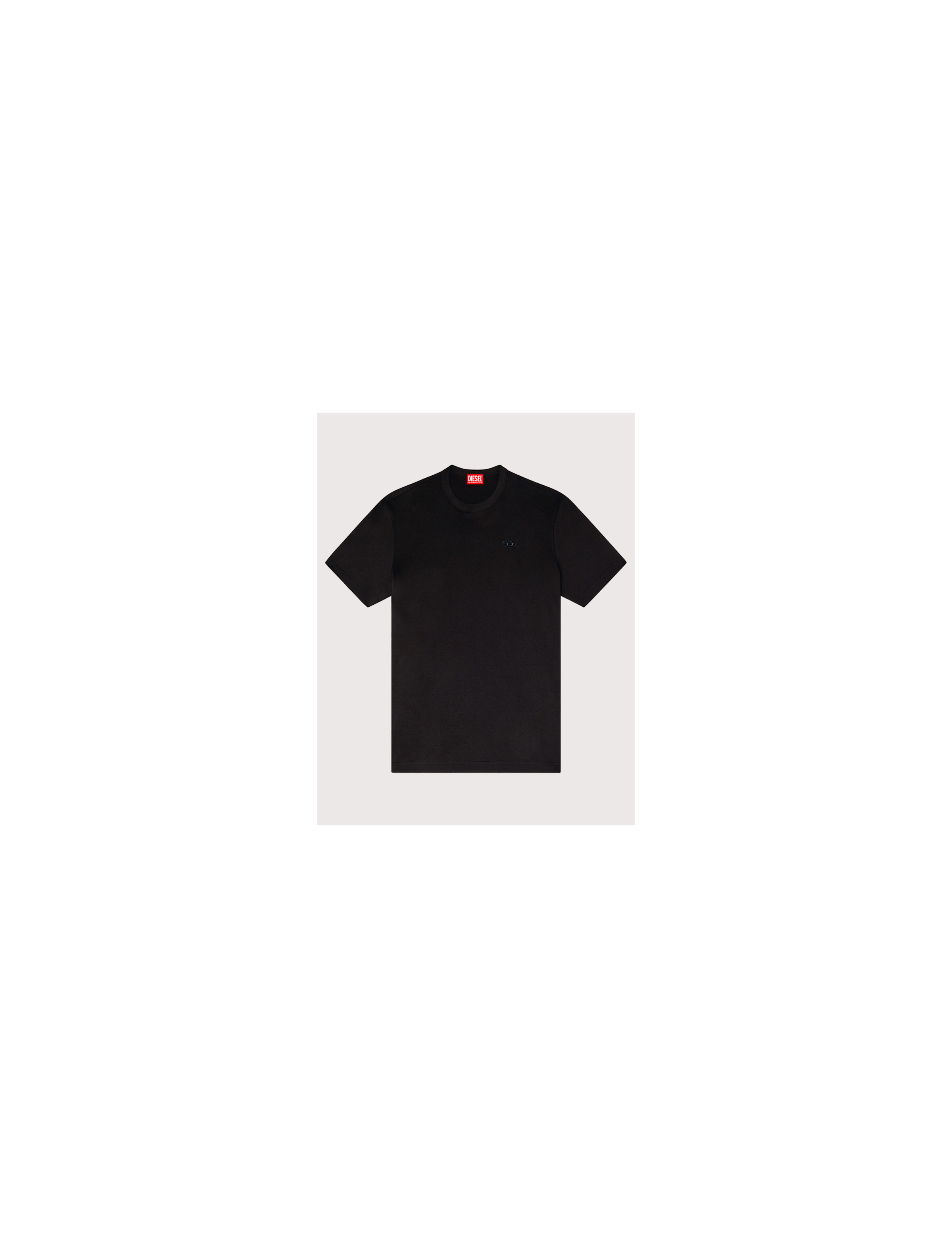 T-shirt oversize imprimé - Encolure ronde - Manches courtes - Noir