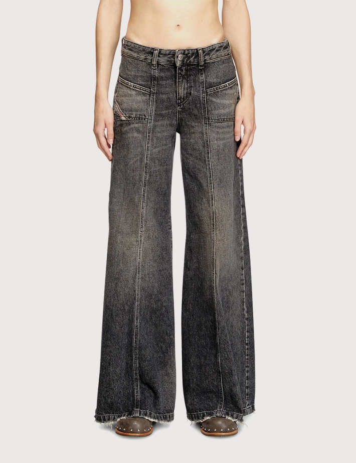 DIESEL Jean Femme D Akii Noir 7Z2 - 2