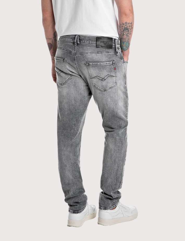 REPLAY Jean Slim Homme Tapered Mickym Gris 864