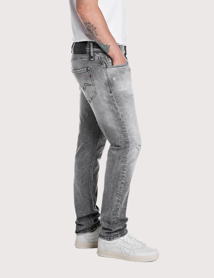 REPLAY Jean Slim Homme Tapered Mickym Gris 864 - 3