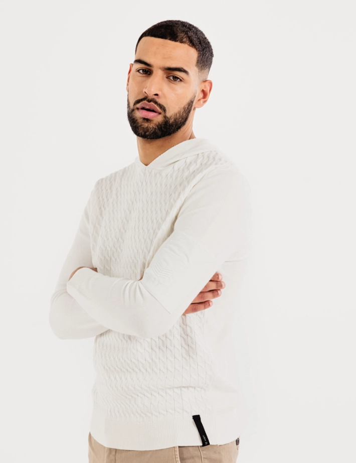 URBAN | GLENN Pull Ecru HBT