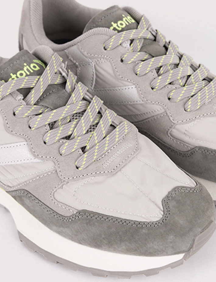 Baskets Homme Running Rush Gris VICTORIA