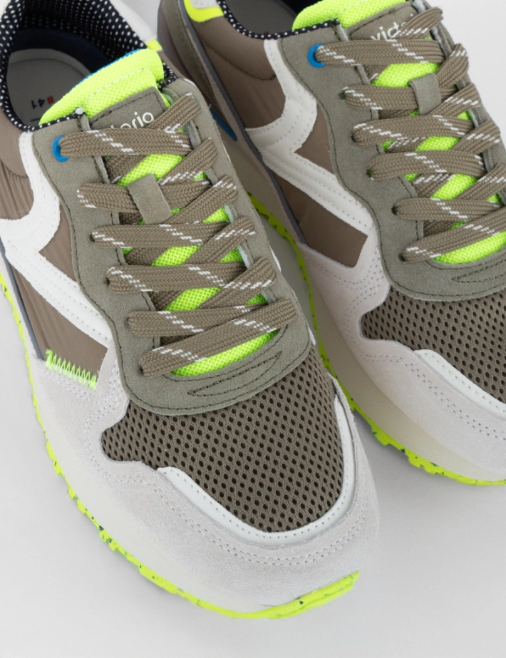 VICTORIA Baskets Homme Leggera Mix Color Kaki - 2