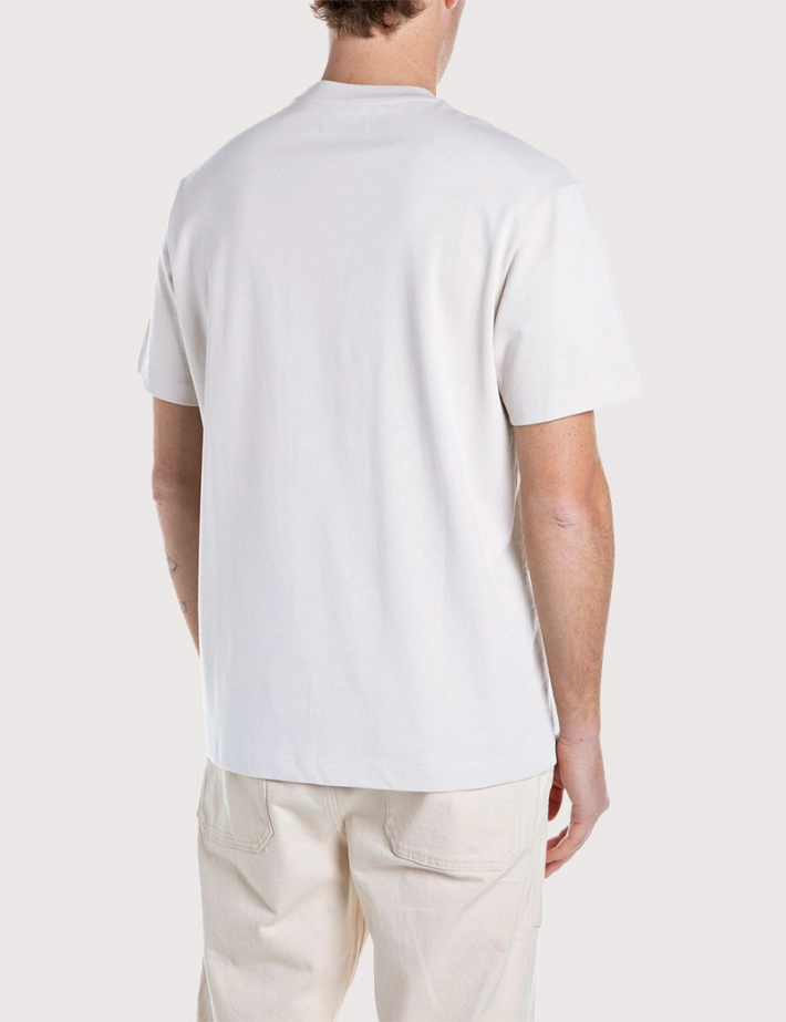 REPLAY T-Shirt Homme Manches Courtes Relaxed Blanc - 2