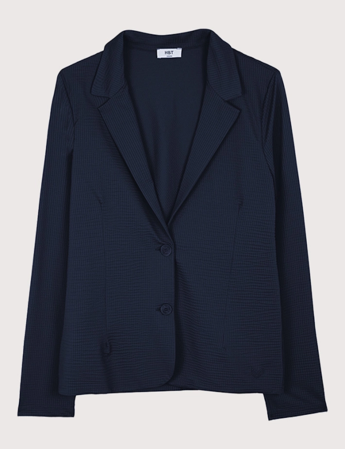 HBT SUMMER CHIC | Waffle SHIRLEY Veste Marine