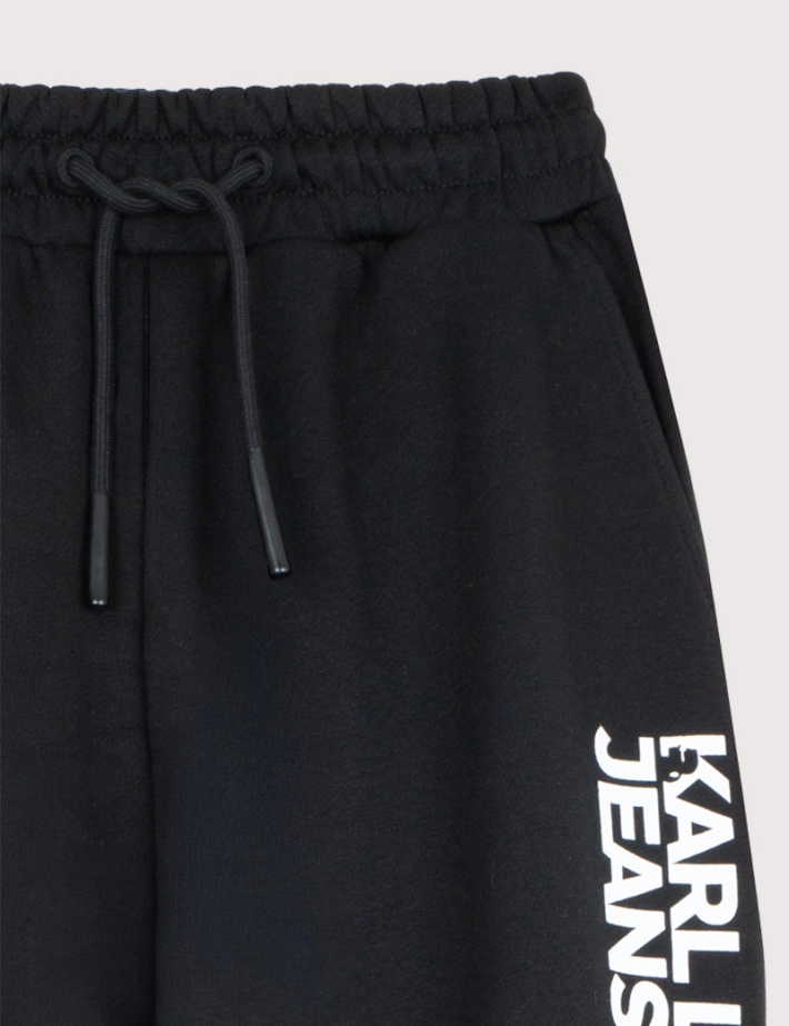 Karl Lagerfeld Pantalon Jogging Slim Femme Noir Logo - 2