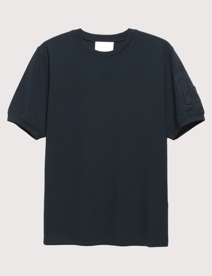 GERTRUDE T-Shirt Homme Poche Timeo Bleu Marine