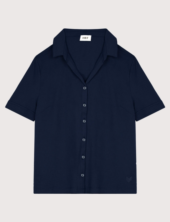 HBT SUMMER CHIC | Waffle LUNA Chemise Marine