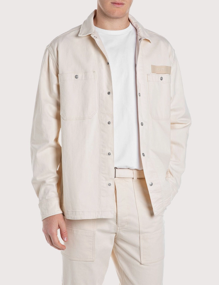 REPLAY Saharienne Homme Relaxed Ecru