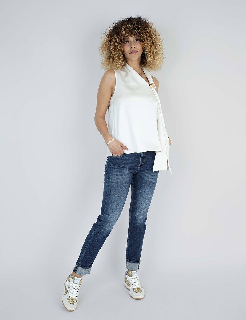 Jeans Femme REPLAY Luzien – Coupe Skinny Taille Haute – Hyperflex Color Xlite – Léger Et Extensible